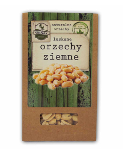 ORZECHY ZIEMNE PRAŹONE 50 G BEZ SOLI ŁUSKANE POŁÓWKI ORZESZKI ARACHIDOWE